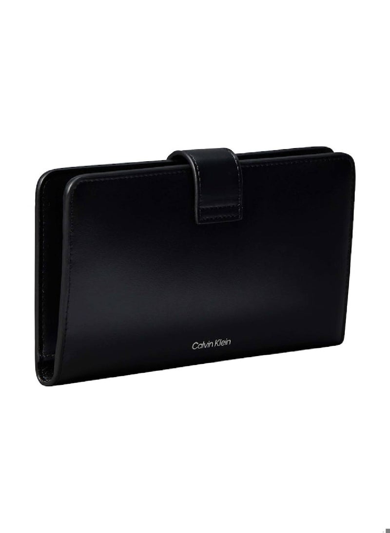 CALVIN KLEIN Nappa Leather RFID Passport Wallet - Image 2